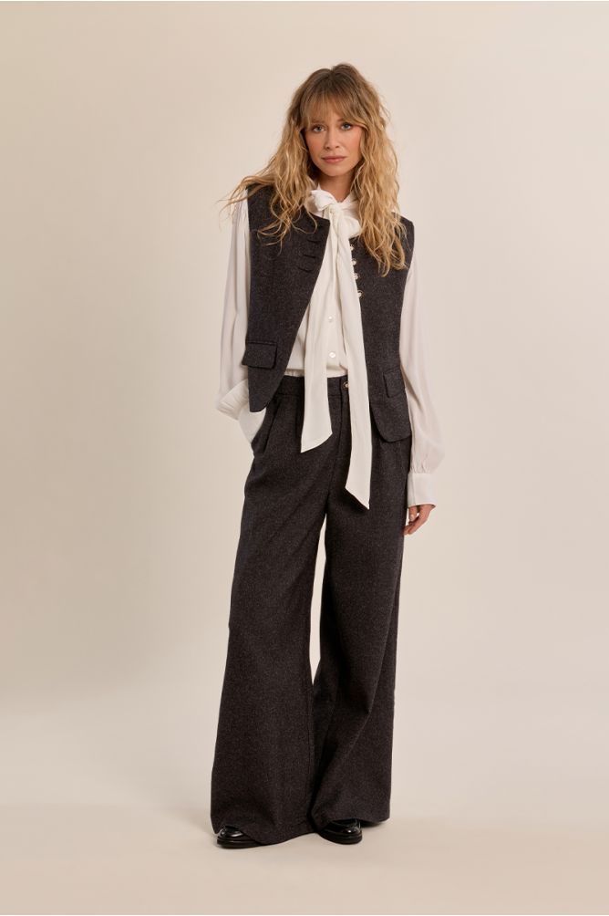 Molly Black Waistcoat