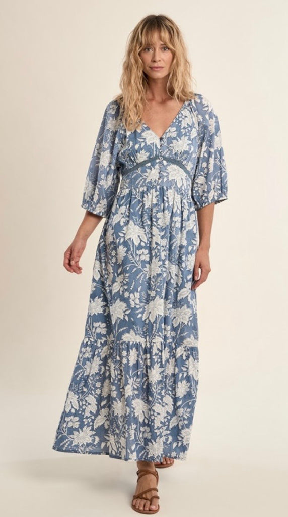 Molly blue diviya woven dress