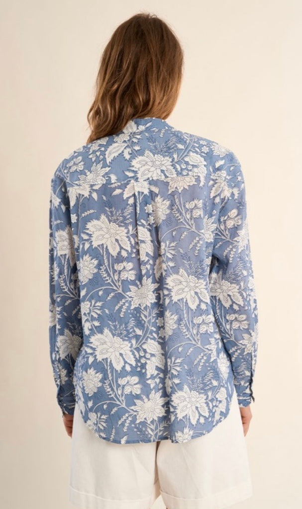 Molly blue diviya shirt