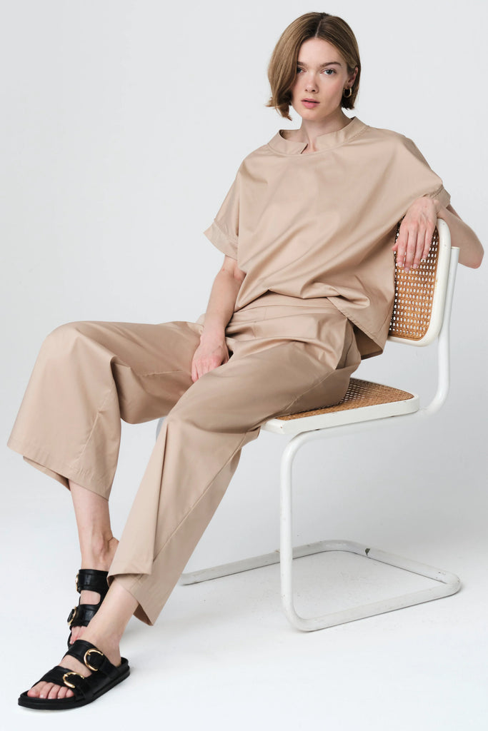 Jane Lushka Poplin Semi Pants