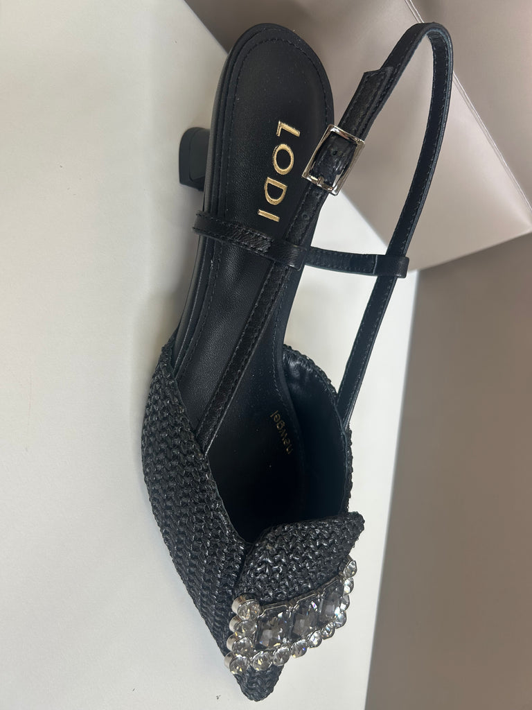 Lodi 261050 black slingback