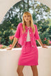 Joseph Ribkoff 251196 Jacket rose  pink