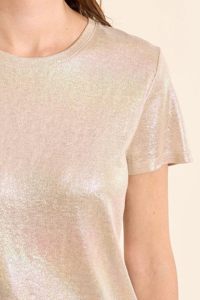 Molly knitted tee beige TS