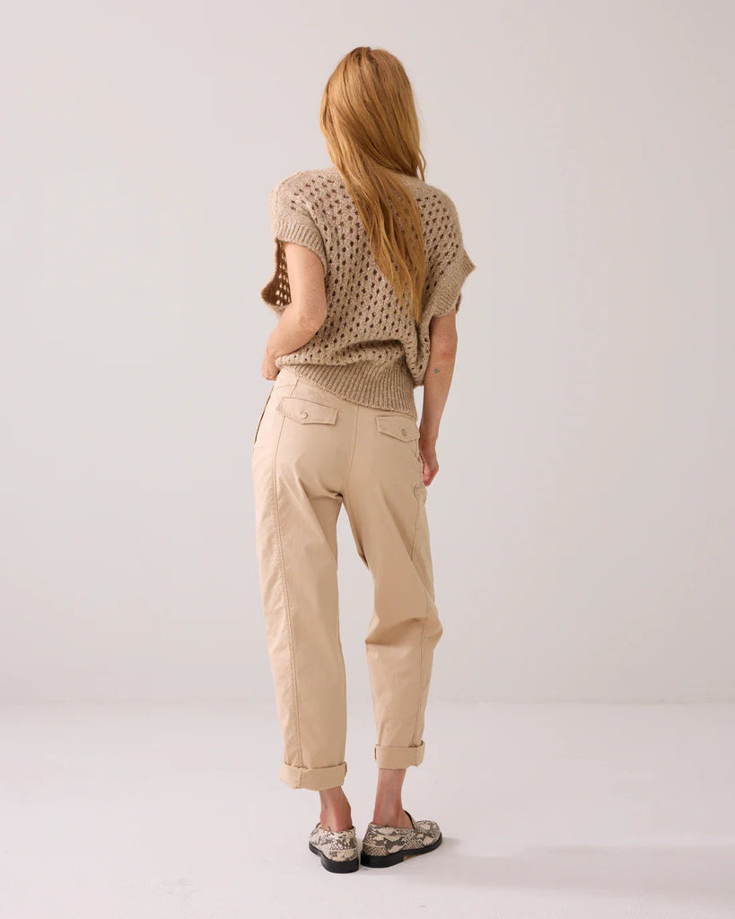 Summum Cocoon chino aurora stretch twill