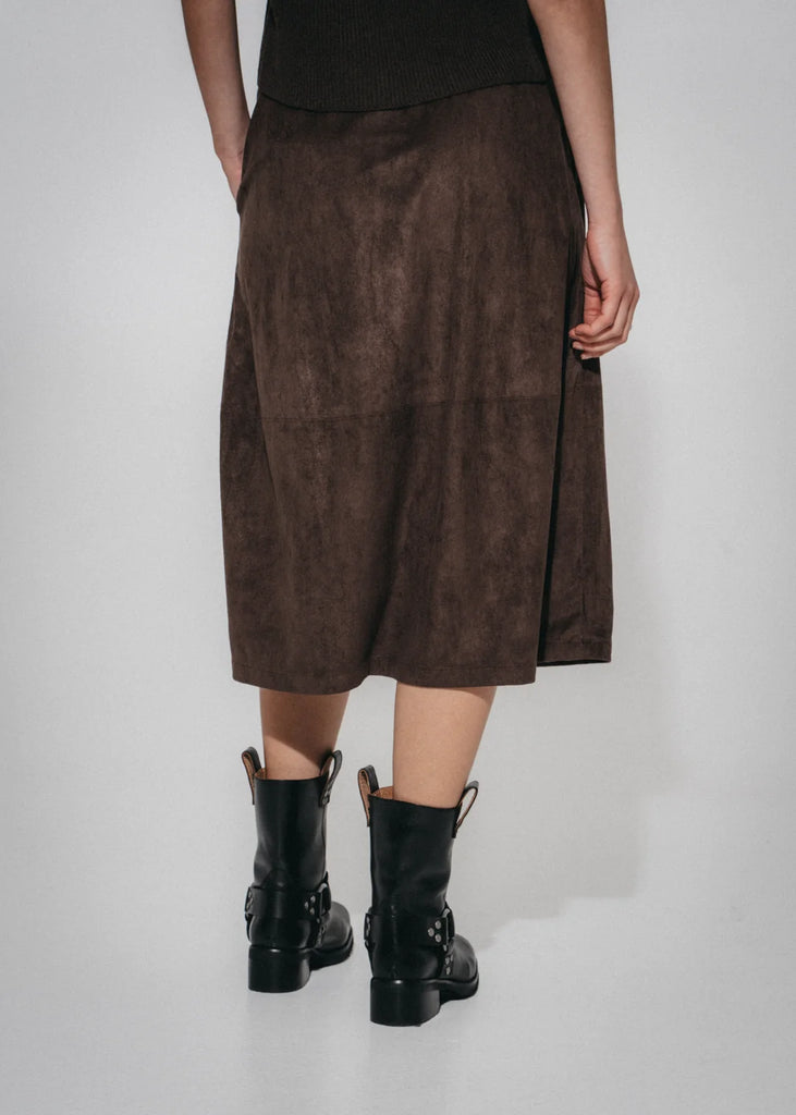 Jane Lushka Isla Suede Effect Skirt