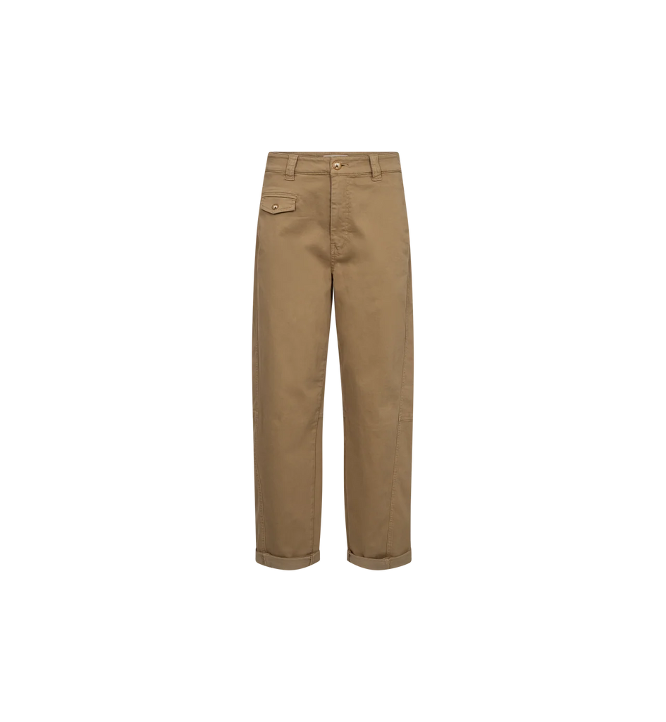 MMAymen Len Pant Dark Camel