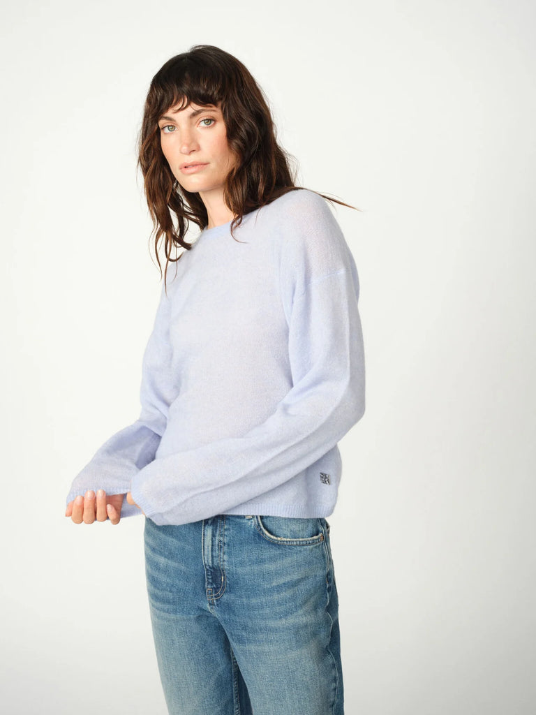 MMMape O-Neck Knit Brunnera Blue