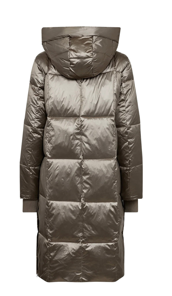 MosMosh Nova Metallic Down jkt BRINDLE