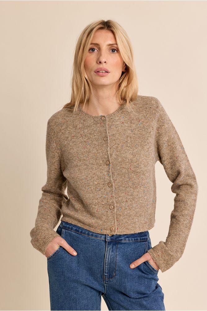 Molly Camel Cardigan