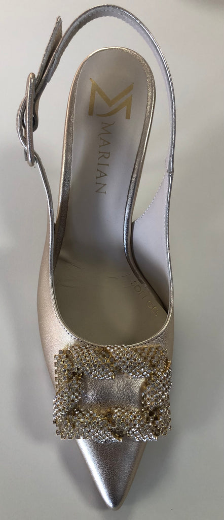 Marian 25052 Rose gold slingback