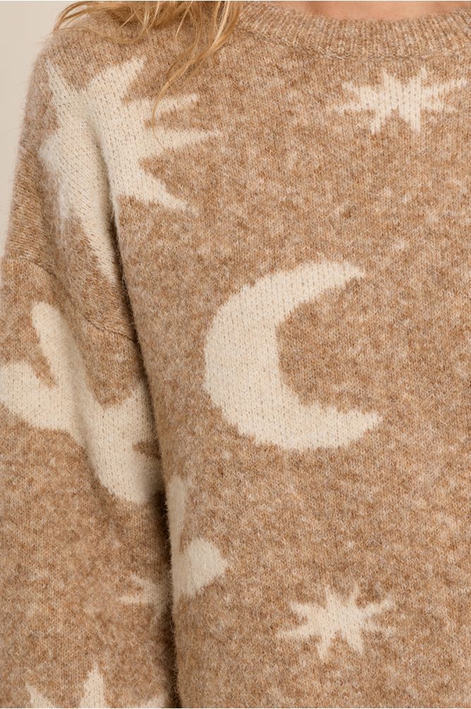 Molly Beige Knitted Sweater
