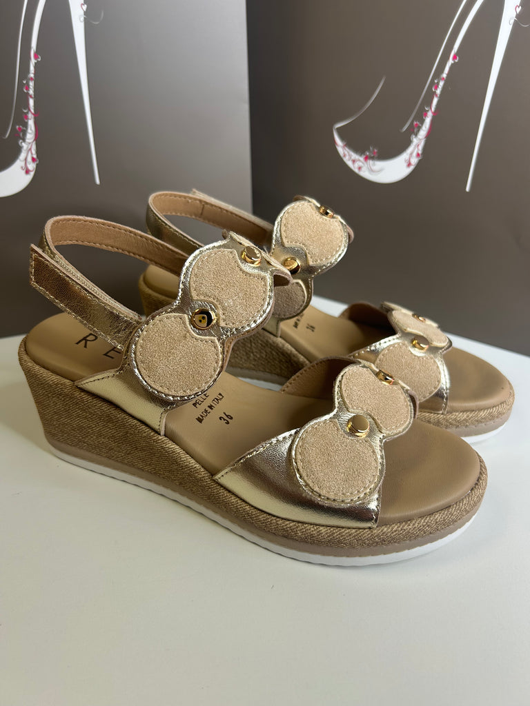 Repo 261083 Platino Gold Sandal