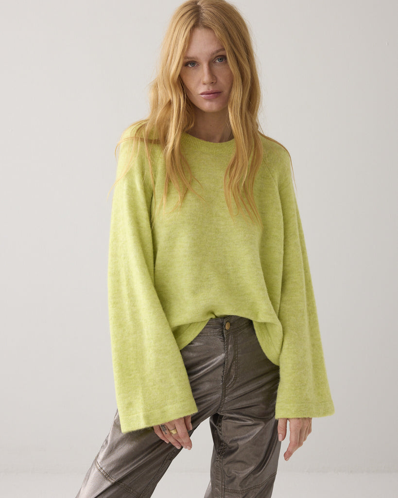 Summum Oversized Sweater Misty Lime