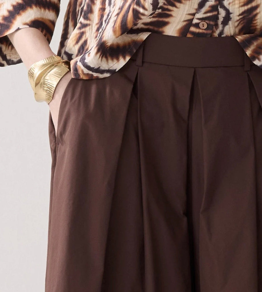 Summum Trouser taft light coffee