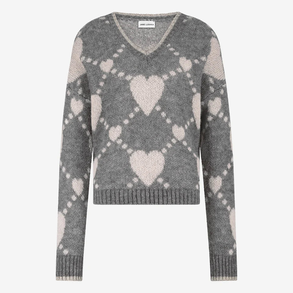 Jane Luska Heart Pullover