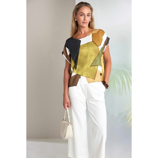 Naya Nas26150 graphic print top