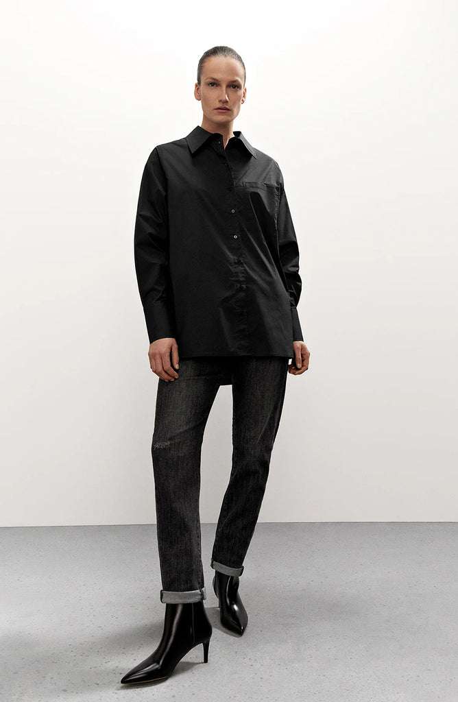 Summum Amsterdam 12119 black classic shirt