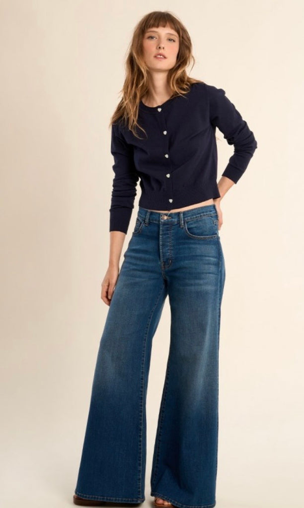 Molly navy cardigan