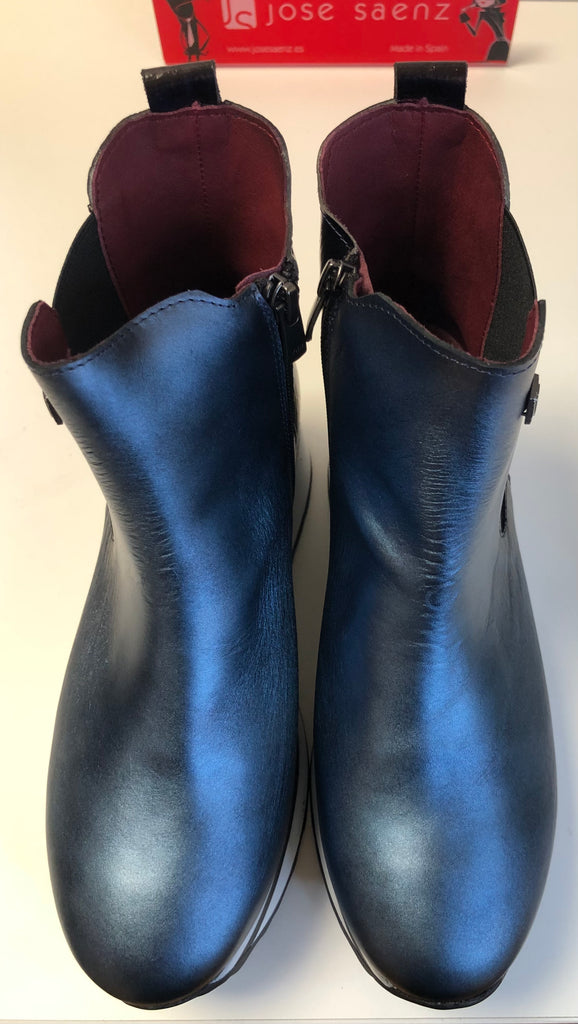 Jose Saenz 25110 boot Metalic Navy MUGA