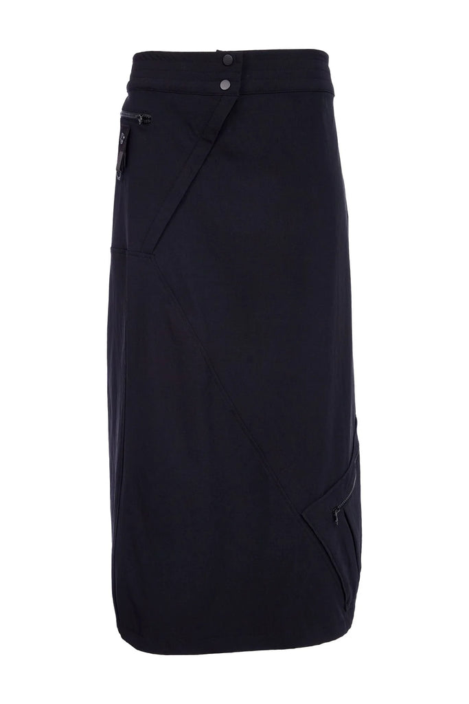 NAW25345 Black Panelled Skirt