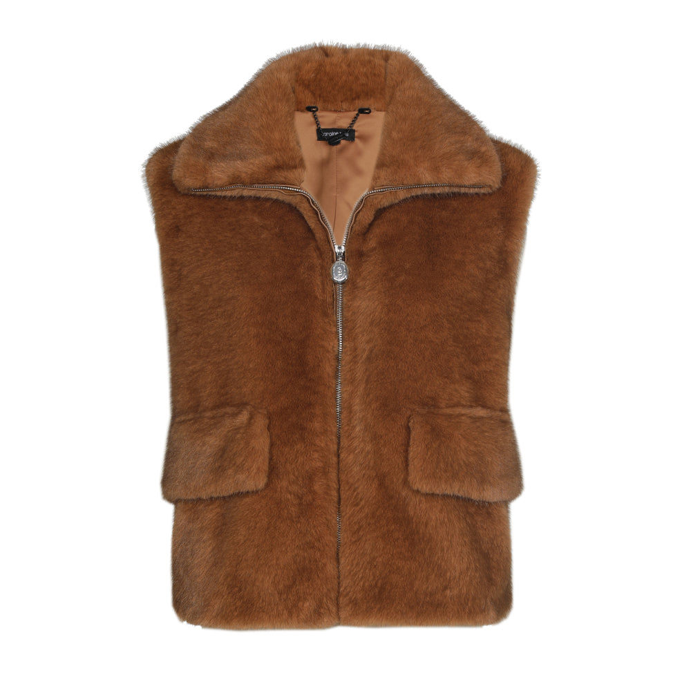 Caroline Biss Caramello gilet