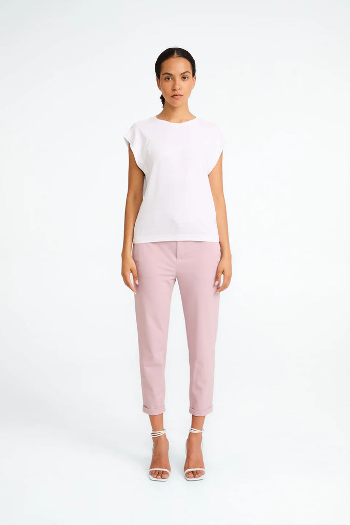 Jane Lushka White Logo Top