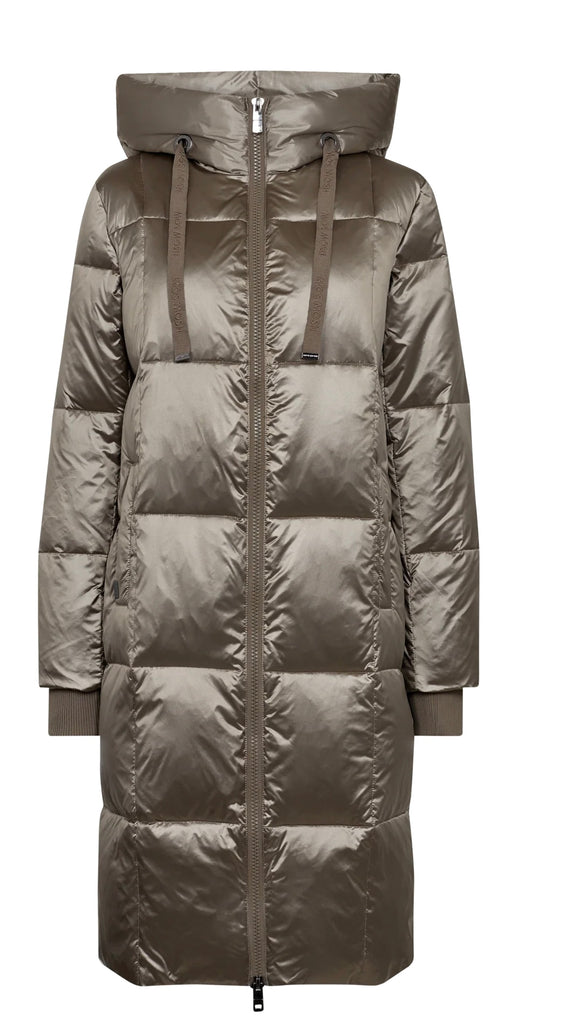 MosMosh Nova Metallic Down jkt BRINDLE