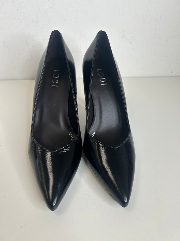 Lodi 261102 Black Patent Heel