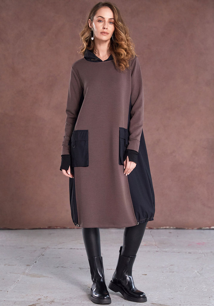 NAW25177 Cocoa/Black Dress