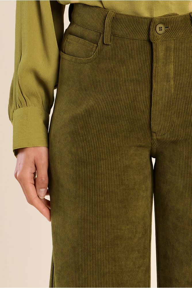 Molly Olive Green Pants