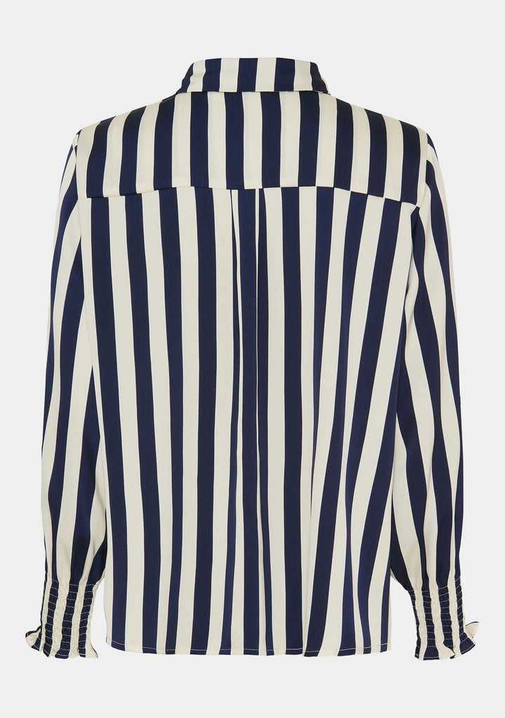 Isay Melba Printed Blouse - Nautic Stripe