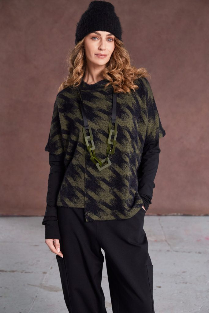 NAW2525244 Houndstooth knit