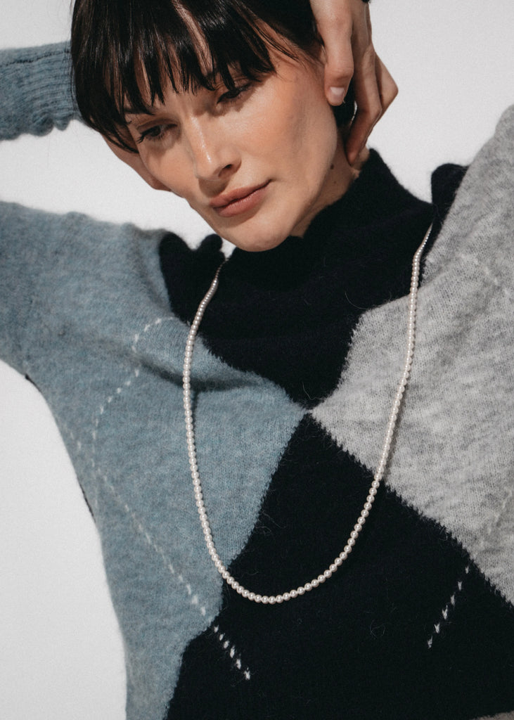 Jane Lushka Pullover Rhomboid Pattern