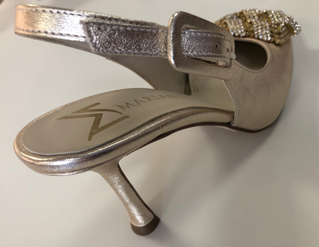 Marian 25052 Rose gold slingback