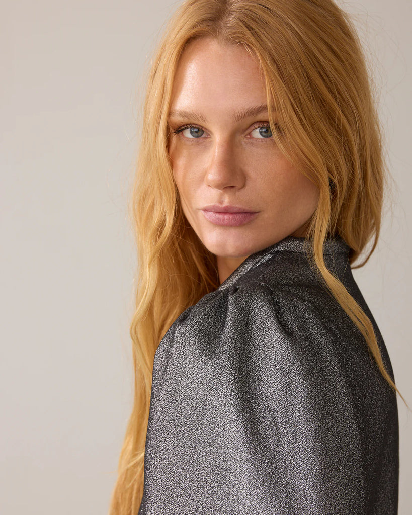 summum 12126 Mid grey top glitter