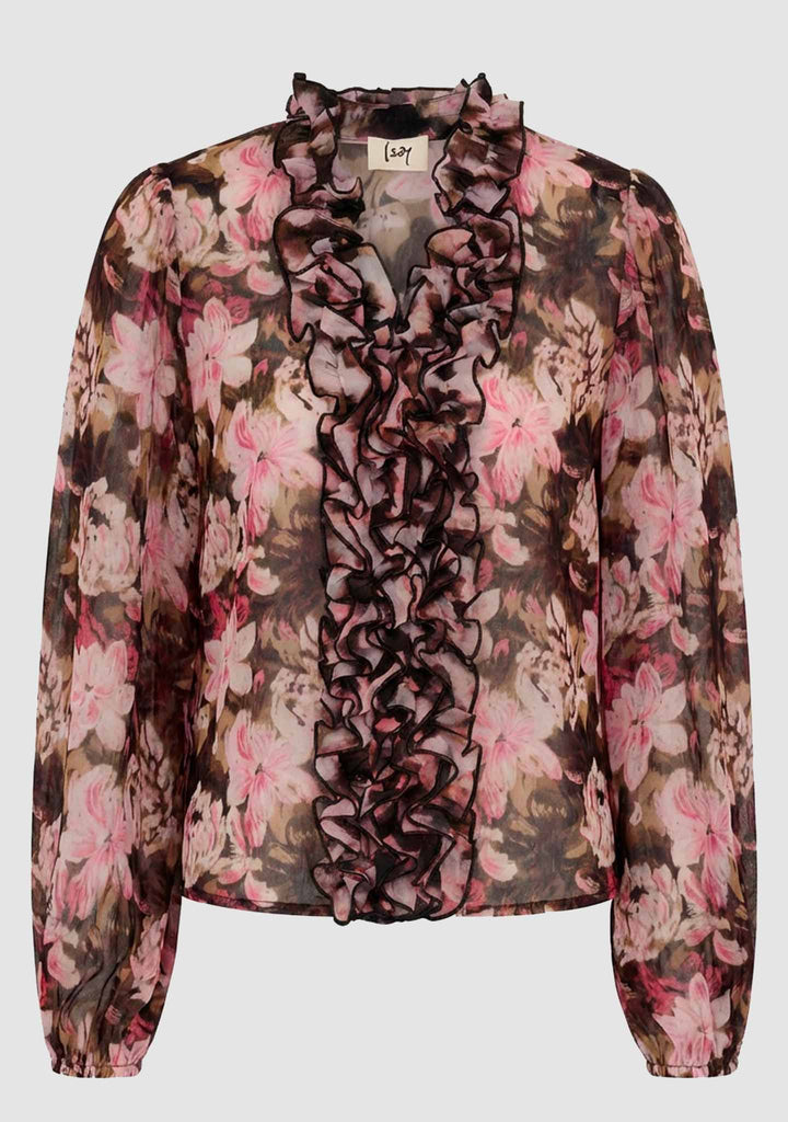 Isay Vibse Ruffle Blouse