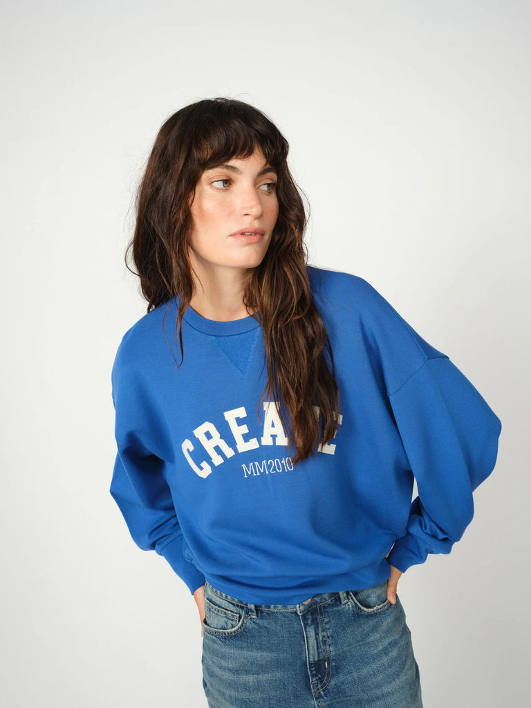 MMCelli O-LS Sweatshirt Blue