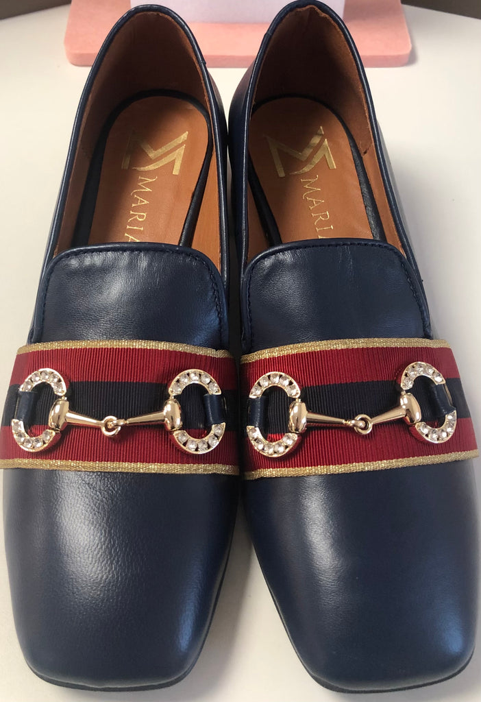 Marian Navy shoe 25135