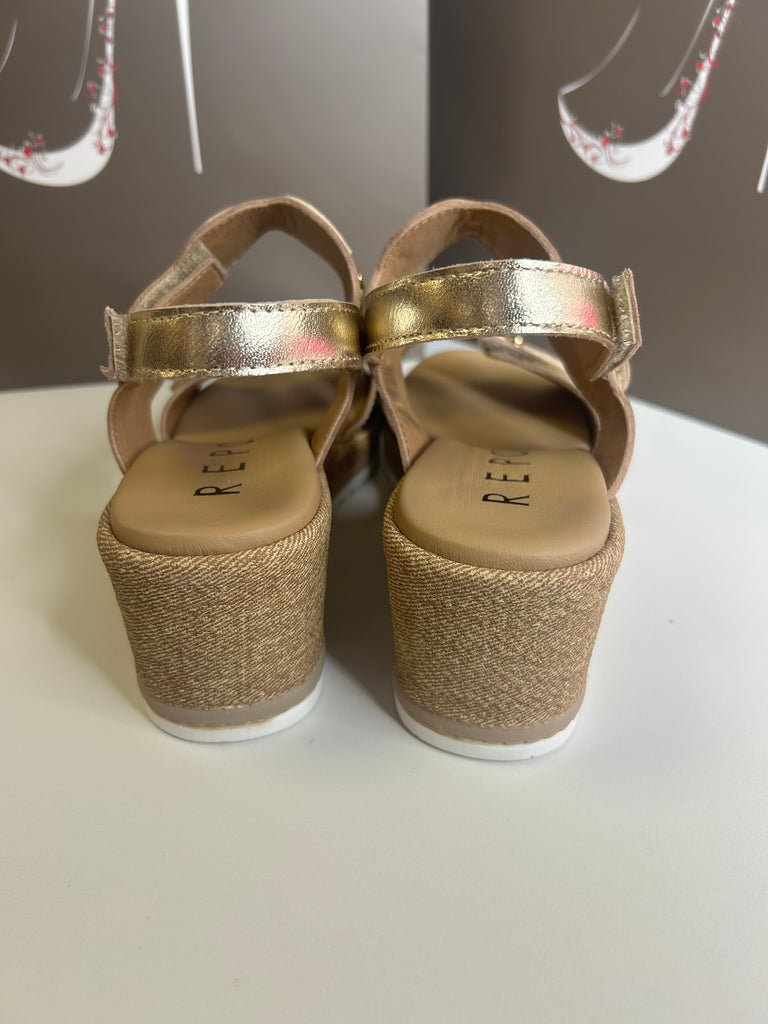 Repo 261083 Platino Gold Sandal