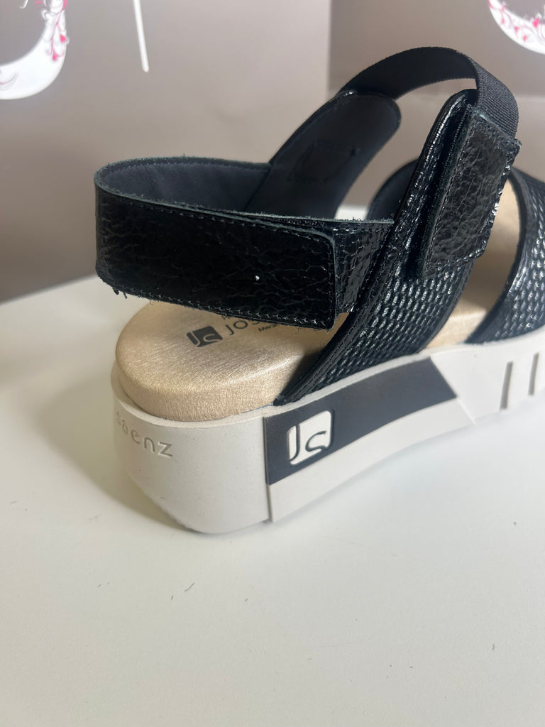 Jose Saenz 261074 bllk/taupe sandal