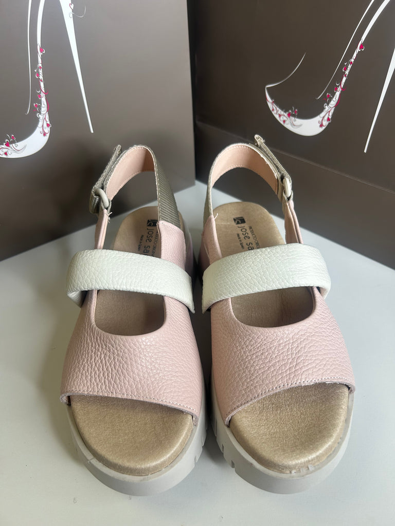 Jose Saenz 261073 sandal Bogota Hielo/Rosa