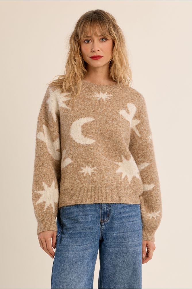 Molly Beige Knitted Sweater