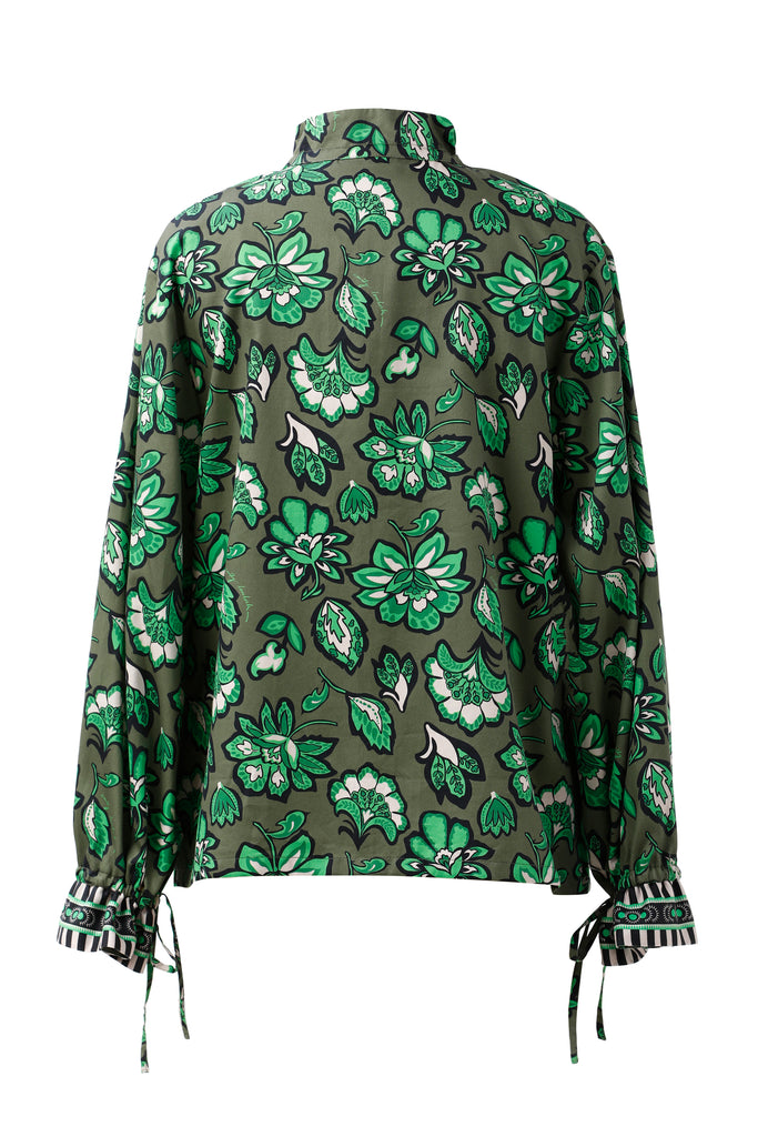Emily Lovelock T1531 Esther Wild Green Top