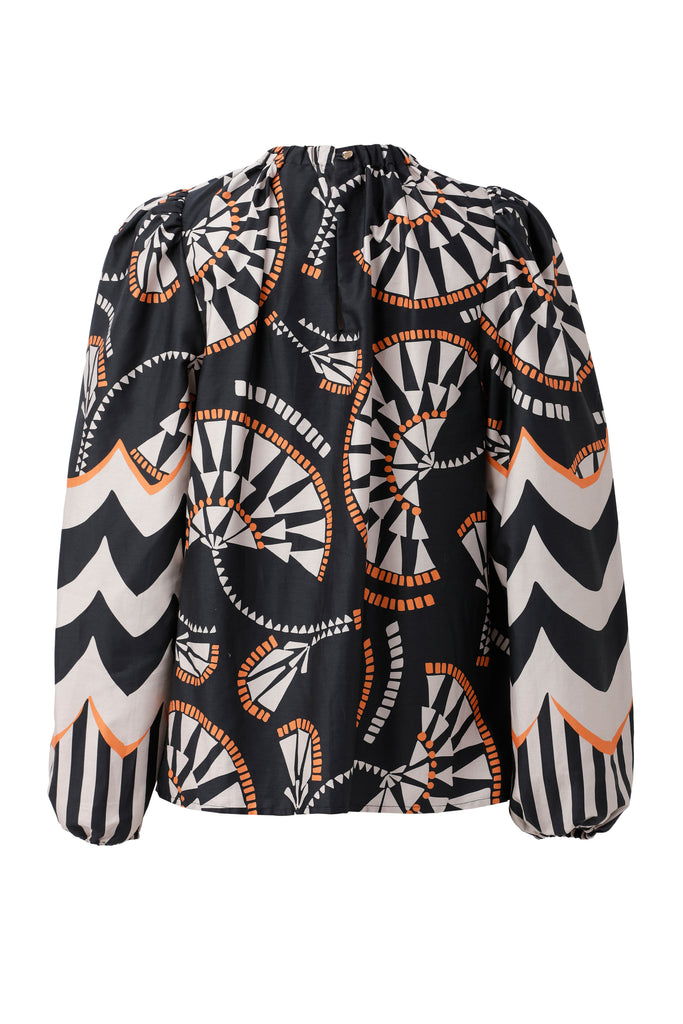 Emily Lovelock T1542 Lilly Black Top