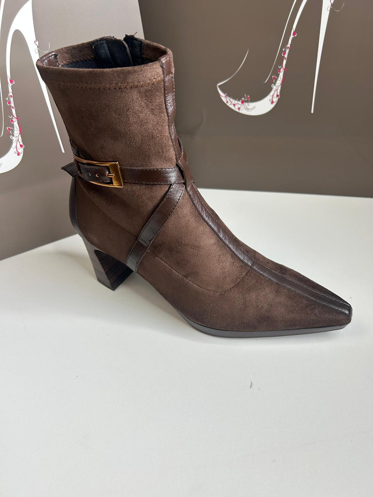 HISPANITAS VELOUR BROWN BOOT 261121