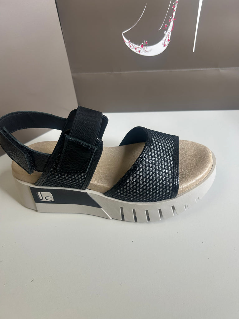 Jose Saenz 261074 bllk/taupe sandal