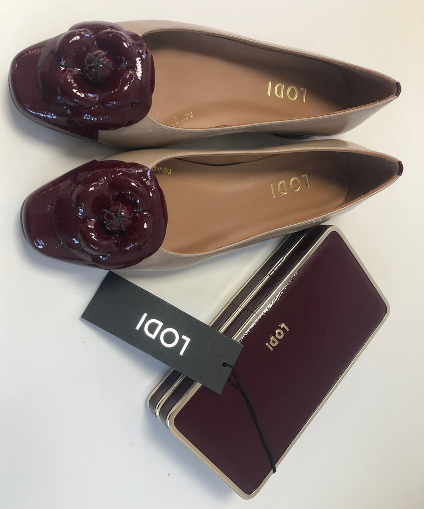 Lodi Pumps 25082 Merlot/Taupe