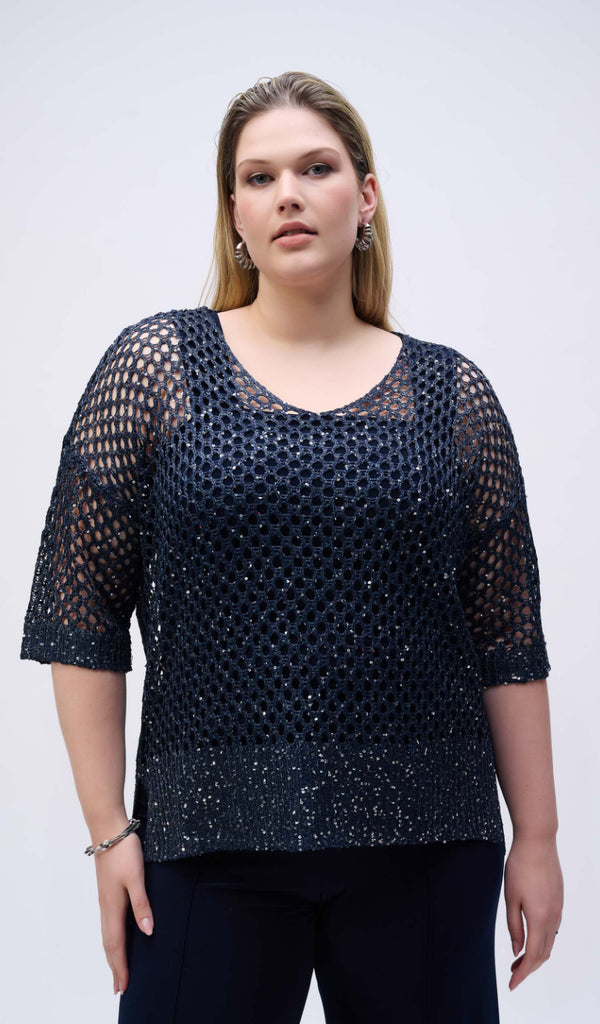 Joseph Ribkoff 241922S25 Mesh Top