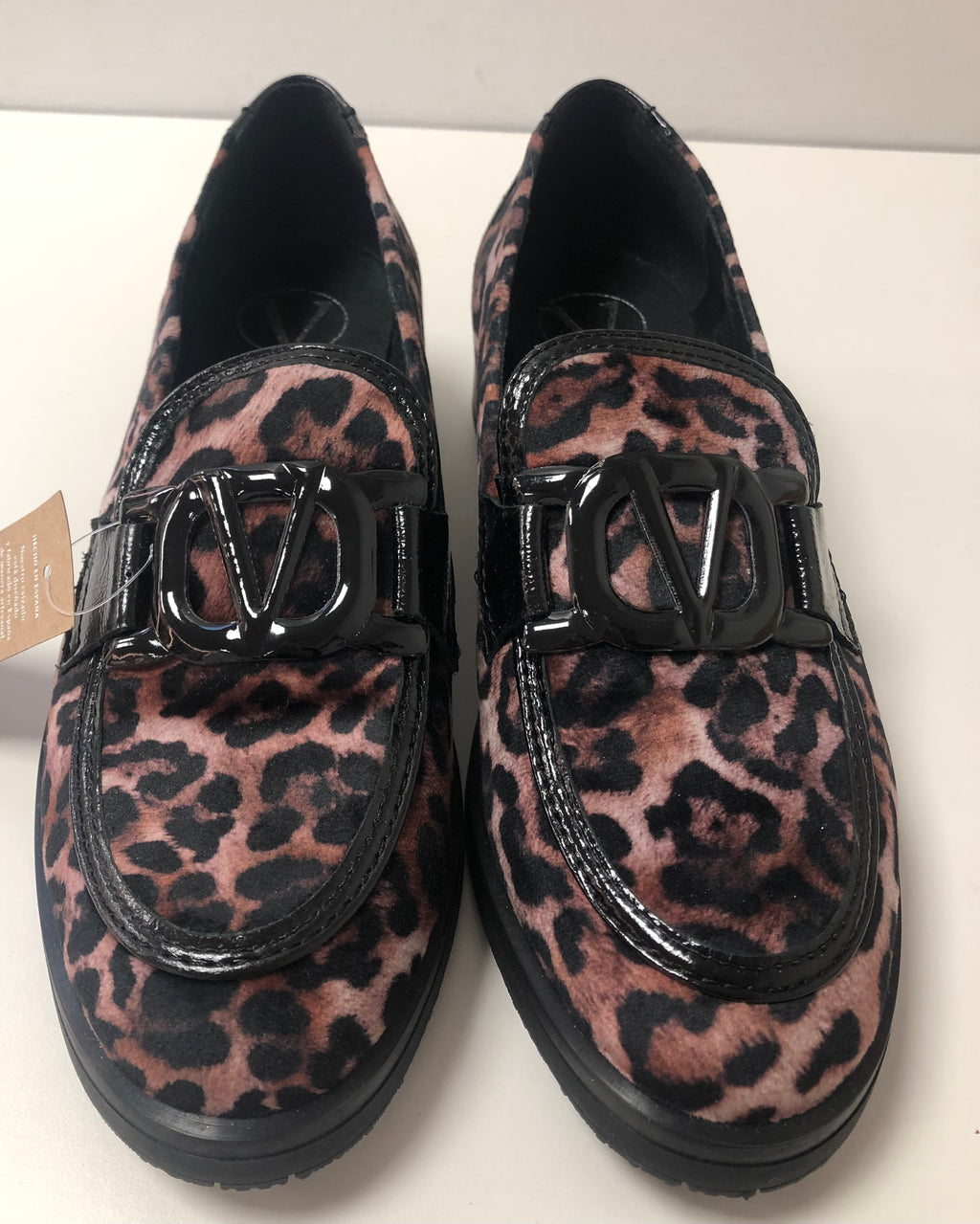 Viguera Moka Leopard print loafer 24213
