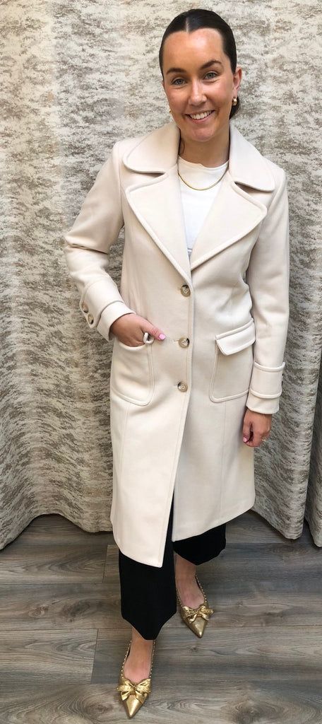 Kate Cooper coat 101 Almond